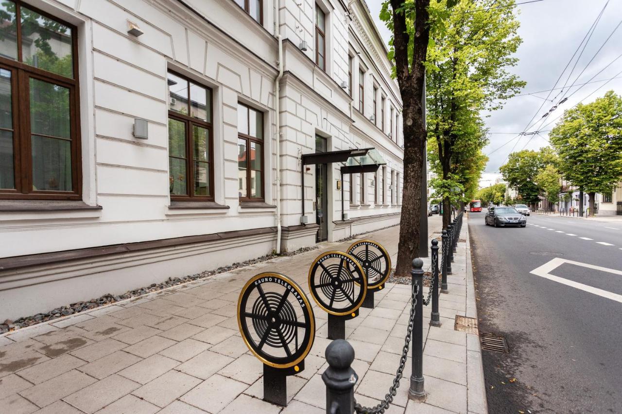 Telegrafas Lofts Centre Of Kaunas By Strazdo Telegrafas Apartment Exterior foto